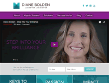 Tablet Screenshot of dianebolden.com